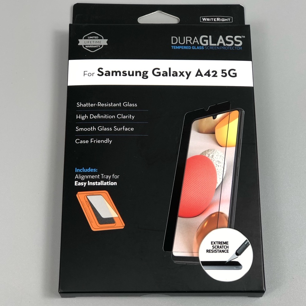 DuraGlass Tempered Glass Screen Protector for Samsung Galaxy A42 5G